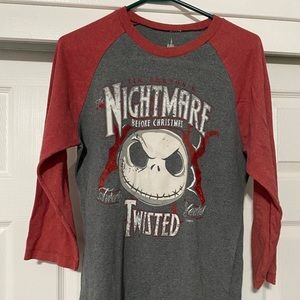 Nightmare Before Christmas“Twisted” 3/4 sleeve Tee